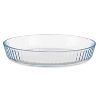 Baking tray Transparent Borosilicate Glass 25,5 x 4,5 x 25,5 cm (6 Units)