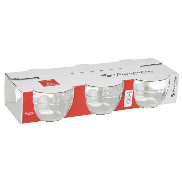 Set de Bols Motto Transparent verre 200 ml (8 Unités)