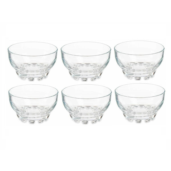 Set of bowls Karaman Transparent Glass 275 ml (8 Units)