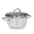 Casserole with glass lid Silver Stainless steel 27 x 10 x 19,5 cm (6 Units)