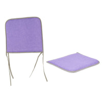 Chair cushion Lilac 38 x 2,5 x 38 cm (4 Units)