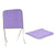 Chair cushion Lilac 38 x 2,5 x 38 cm (4 Units)