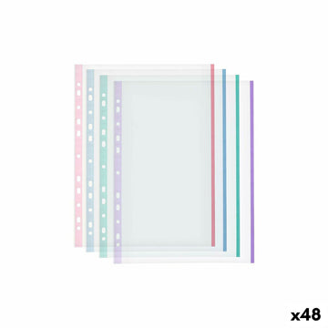 Custodie Multicolore A4 Plastica (48 Unità)