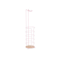 Porte-rouleaux pour Papier Toilette Rose Métal Bambou 16,5 x 63,5 x 16,5 cm (4 Unités)