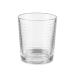 Set of glasses Points Transparent Glass 265 ml (8 Units)