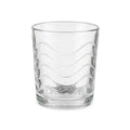 Set of glasses Waves Transparent Glass 265 ml (8 Units)