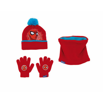 Mütze, Handschuhe und Halstuch Spiderman Great power