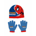 Mütze und Handschuhe Spiderman Great power