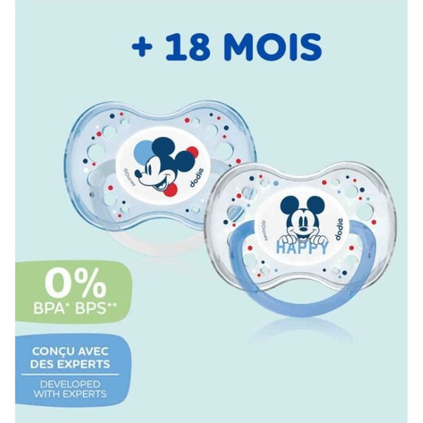 Pacifier Dodie Mickey Mouse + 18 Months