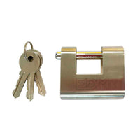 Key padlock EDM Safety Brass (6 x 5,3 x 2,55 cm)