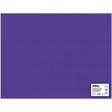 Papiers carton Apli Violet 50 x 65 cm (25 Unités)