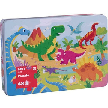 Otroške puzzle Apli Dinosaurs 24 Kosi 48 x 32 cm