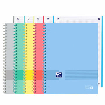 Set of exercise books Oxford A4+ Multicolour 120 Sheets (5 Units)