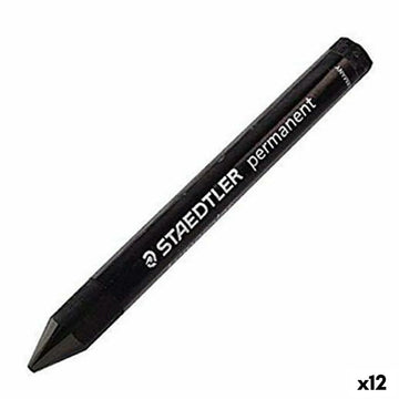 Crayon gras Staedtler Lumocolor 236-9 Noir Cire (12 Unités)