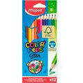 Crayons de couleur Maped Color' Peps Star Multicouleur 12 Pièces (12 Unités)