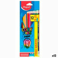 Crayons de couleur Maped Color' Peps Strong Multicouleur (12 Unités)