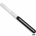 Couteau à tartiner Arcos Noir Blanc 10 cm Acier inoxydable (36 Unités)