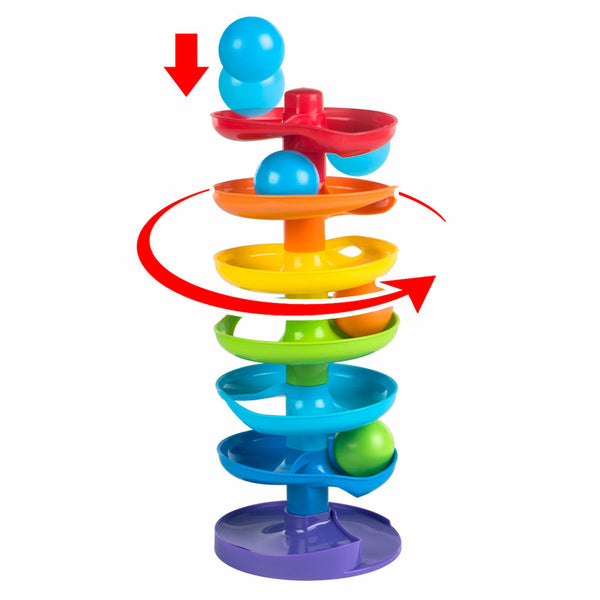 Spirala z dodatki PlayGo Rainbow 4 kosov 15 x 37 x 15,5 cm