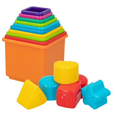 Stacking Blocks PlayGo 16 Pieces 4 Units 10,5 x 9 x 10,5 cm