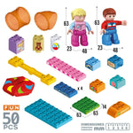 Construction set Colorbaby Playground 50 Pieces (2 Units)