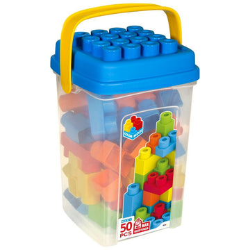 Construction set Color Block Basic Bucket 50 Pieces (6 Units)