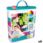 Construction set Color Block Trendy Bag 80 Pieces (6 Units)