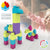 Construction set Color Block Trendy 80 Pieces (4 Units)