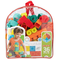 Construction set Color Block Bag 36 Pieces (6 Units)