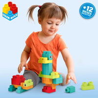 Construction set Color Block Bag 36 Pieces (6 Units)