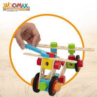 Konstruktionsspiel Woomax 80 Stücke (4 Stück)