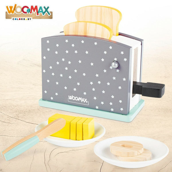 Toaster Woomax 8 Pieces 4 Units 19,5 x 12,5 x 8 cm