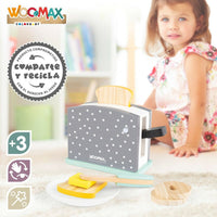 Toaster Woomax 8 Kosi 4 kosov 19,5 x 12,5 x 8 cm