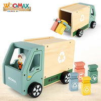 Tovornjak za odvoz odpadkov Woomax Igrača 8 Kosi 24 x 15 x 13,5 cm (4 kosov)
