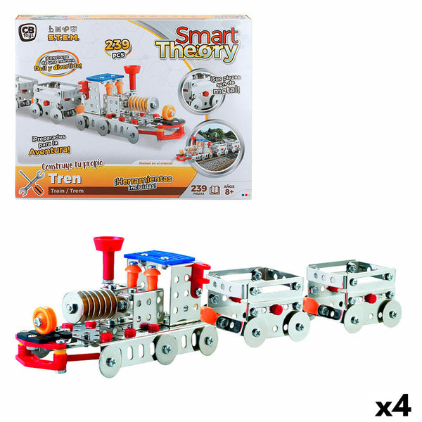 Set de construction Colorbaby Train (4 Unités)