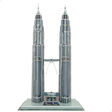 Puzzle 3D Colorbaby Petronas Towers 27 x 51 x 20 cm (6 Unités)