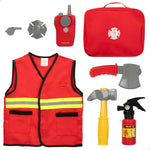 Fireman set Colorbaby 24 x 19 x 6 cm (4 Units)