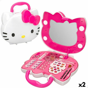 Children's Make-up Set Hello Kitty Bag 36 Pieces (2 Units)