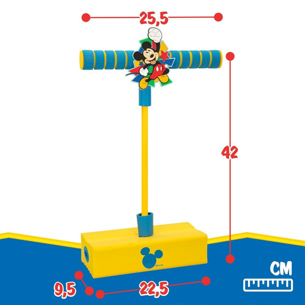 Pogobouncer Mickey Mouse 3D Yellow Children's (4 Units)