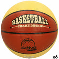Basketball Ball Aktive 5 Beige Orange PVC 6 Units