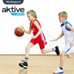 Žoga za košarko Aktive 5 Bež Oranžna PVC 6 kosov