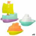 Set de jouets de plage Colorbaby 3 Pièces Bateau polypropylène (12 Unités)