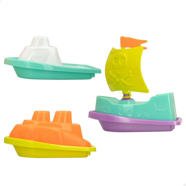 Set de jouets de plage Colorbaby 3 Pièces Bateau polypropylène (12 Unités)