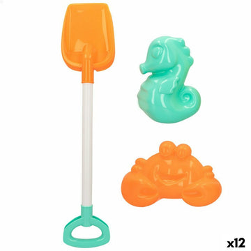 Set de jouets de plage Colorbaby 3 Pièces 58 cm (12 Unités)