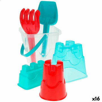 Set de jouets de plage Colorbaby 6 Pièces (16 Unités)