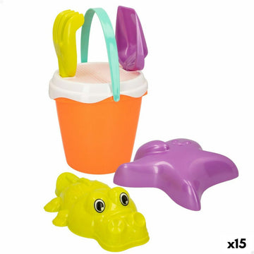 Beach toys set Colorbaby Ø 18 cm polypropylene (15 Units)