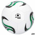 Žoga za nogomet Aktive 5 Ø 22 cm Bela (24 kosov)