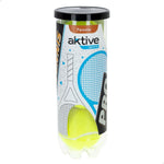 Tennis Balls Aktive Pro 3 Pieces Yellow 6 Units