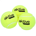 Tennis Balls Aktive 3 Pieces Yellow 12 Units