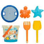 Beach toys set Colorbaby Ø 18 cm polypropylene (16 Units)