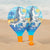 Lopatice za na Plažo z Žogo Aktive Morski Pes 19,5 x 38 cm (24 kosov)